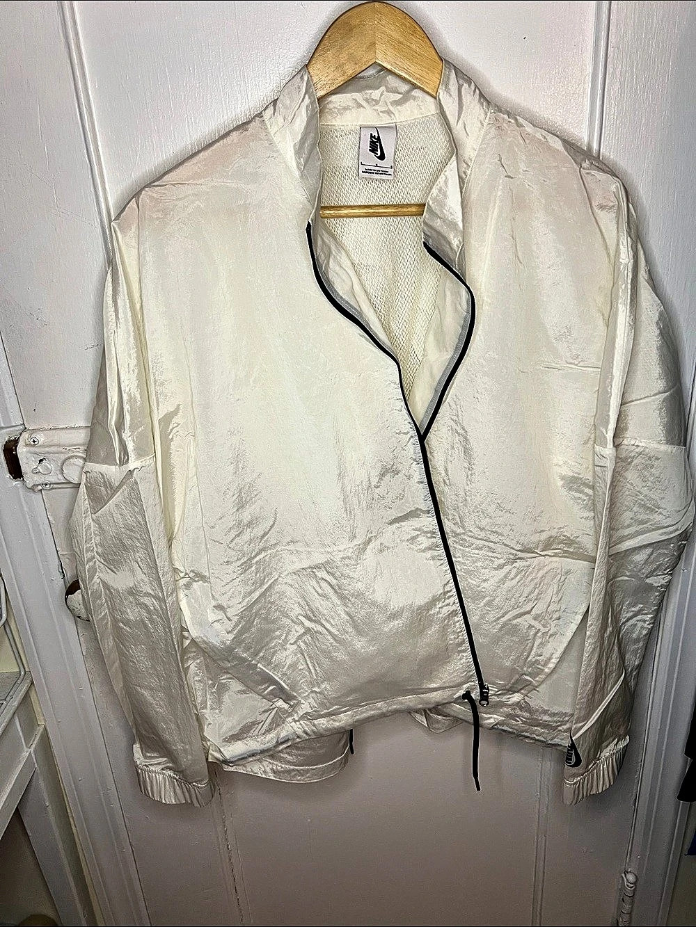 Nike Windrunner Jacket White Size large